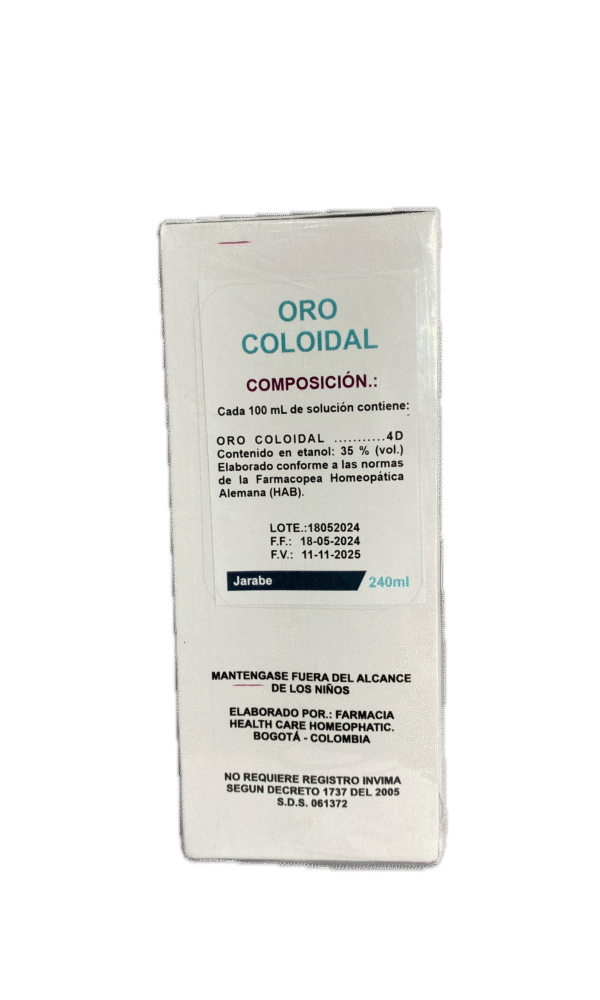 ORO COLOIDAL X 240 ML